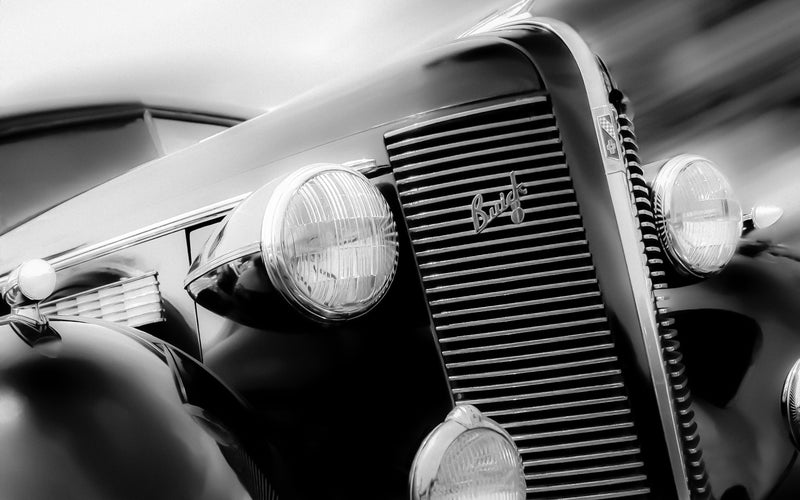 The '37 Buick (B&W)